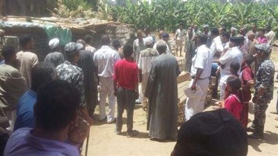 حملة أمنية لإزالة التعديات على أراضي أملاك الدولة بمدينة الزينية بالأقصر