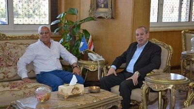 محافظا دمياط وبورسعيد يناقشان عدد من القضايا المشتركة بين المحافظتين