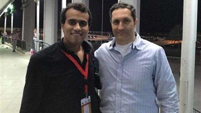 شاهد.. علاء مبارك يحضر مباراة الإسماعيلي لتشجيع الدراويش