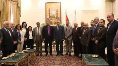محافظ القاهرة يستقبل وفد الطائفة الإنجيلية للتهنئة بعيد الأضحى