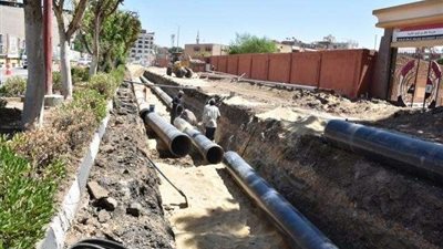 تنفيذ المرحلة الثانية من مشروع تحسين مرفق مياه الشرب بالأقصر