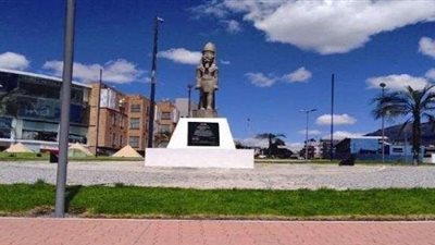 «رمسيس الثانى والأهرامات» يزينان أول ميدان مصري في أمريكا اللاتينية