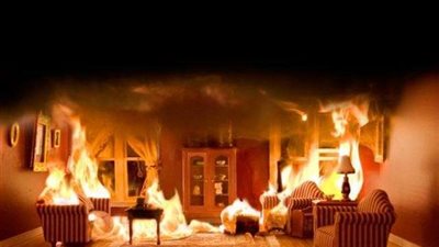 نشوب حريق داخل شقة سكنية بمنطقة الحادقة بالفيوم