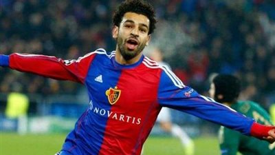 بازل يحتفل بأول أهداف محمد صلاح بقميص الفيولا