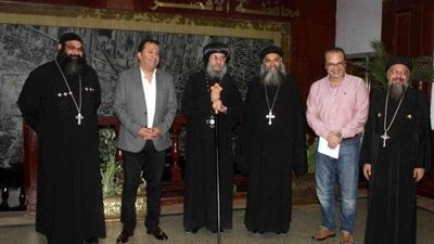 محافظ الأقصر يستقبل أسقف عام الأقباط الأرثوذوكس والوفد المرافق له