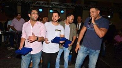 بالصور.. محمد نور يحتفل بطرح «مسا مسا»