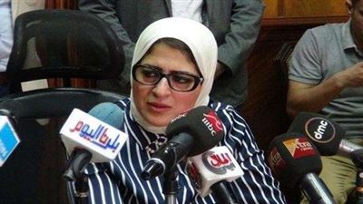 جولة وزيرة الصحة بهيئة الإسعاف للاطمئنان على استعدادات العيد