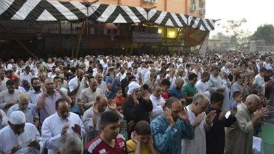 صلاة عيد الأضحى من مسجد النور المحمدي بالمطرية.. (صور)