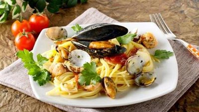 طريقة تحضير المكرونة بالجمبري والتونة للريجيم