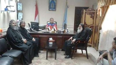 رئيس مركز أرمنت يستقبل وفد دير مارى جرجس