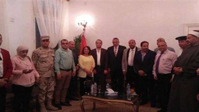 بالصور.. وفد «مستقبل وطن» يلتقي محافظ الجيزة