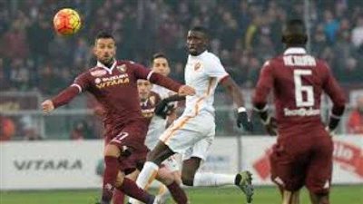 التعادل السلبي يسيطر على الشوط الأول من مباراة تورينو وروما