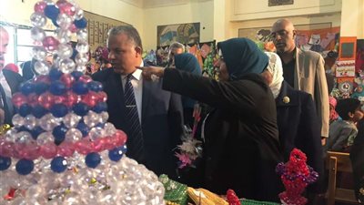 مدير تعليم الإسماعيلية يفتتح المعرض السنوي لمدارس التعليم المجتمعي
