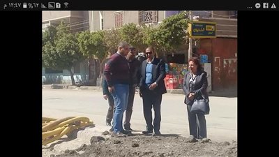 إنشاء أماكن لانتظار السيارات بمركز أبو قرقاص بالمنيا