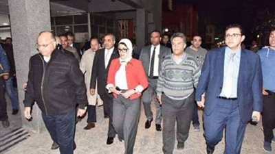 هالة زايد تتفقد اختبارات المتقدمين للانضمام لمنظومة التأمين الصحي