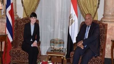 وزير الخارجية يشيد بجهود النرويج في دعم الشعب الفلسطيني