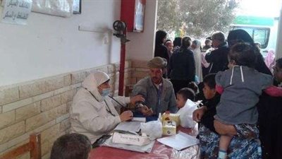 إقامة قافلة طبية علاجيه بمركز ومدينة أبو المطامير للكشف على 1226 مريض