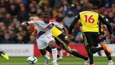 انتهاء الشوط الاول بالتعادل السلبي بين واتفورد وكريستال بالاس