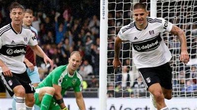 فولهام تتقدم على بيرنلي بثلاثية في الشوط الأول