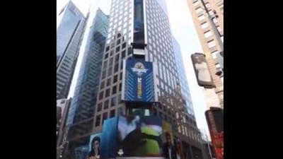 بالفيديو.. إعلانات بيراميدز  تغزو شوارع نيويورك