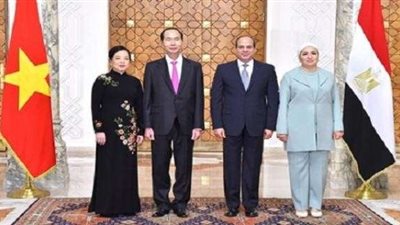 وداعًا كوانج».. انتهاء زيارة الرئيس الفيتنامي لمصر