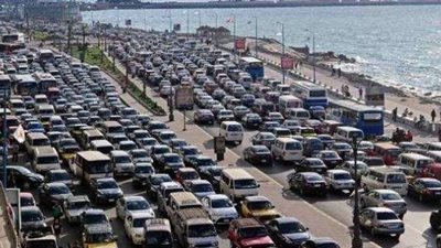 «تكدسات وكثافات مرورية» بربوع محاور المحروسة