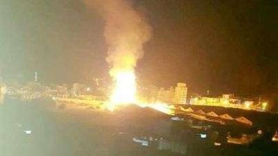 شاهد..  أولى لقطات احتراق الطائرة الروسية