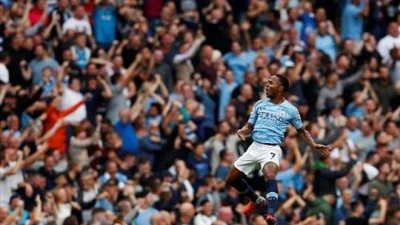 سترلينج يسجل الهدف الأول لمانشستر سيتى