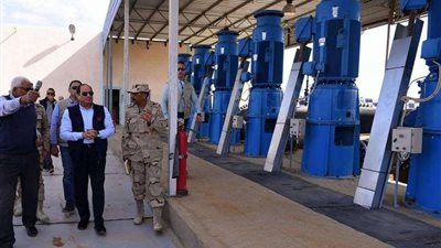 تفاصيل جولة الرئيس السيسي التفقدية للمشروعات التنموية في توشكى