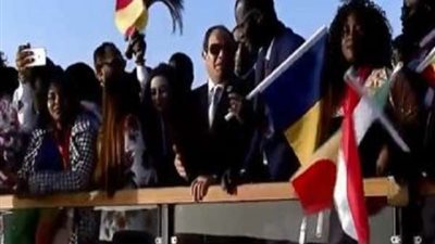 الرئيس السيسي يشهد احتفالية بمناسبة تولي مصر للاتحاد الأفريقي بأسون