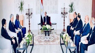 تفاصيل لقاء السيسي برئيس مفوضية الاتحاد الأفريقي