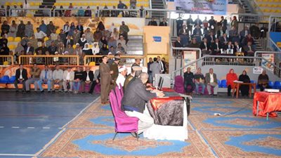 محافظ بني سويف ومدير الأمن يشهدان قرعة الحج العلنية