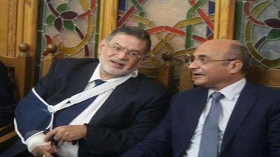 وزير الدولة للشئون البرلمانية في عزاء حسين عبد الرازق