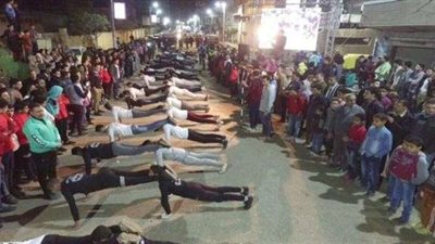 شاب يستعين بالرياضة لتقوية أواصر الوحدة الوطنية بالبحيرة