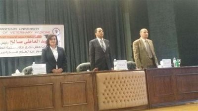 ”عبيد” يشارك في حفل تخرج طلاب الدفعة السابعة بكلية الطب البيطري