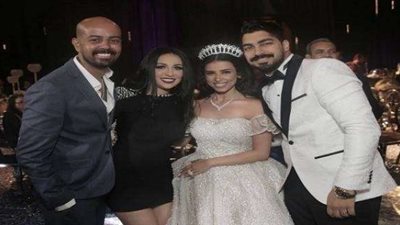 تفاصيل زفاف مينا عطا ولي لي بتوقيع تامر حسني