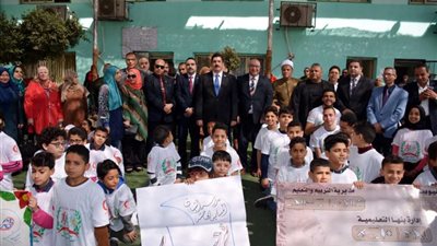 محافظ القليوبية يفتتح معرض الموهوبين والمبتكرين لطلاب المحافظة