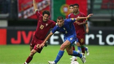 شوط أول سلبي بين البرتغال وإيطاليا