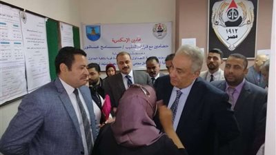نقيب المحاميين يزور مقر النقابة العامة بالإسكندرية