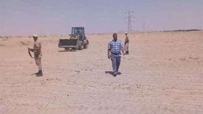 تنفيذ قرار إزالة لحالة تعدي على أملاك الدولة بالوادي الجديد