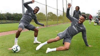 بالصور.. استعدادت أرسنال لمواجهة نيوكاسل