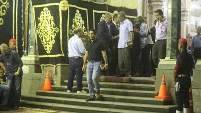 بالصور.. عزاء أميمة حامد مرسي