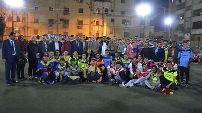 بالصور..أمانة غرب مستقبل وطن تطلق دورة لكرة القدم بمدينة نصر