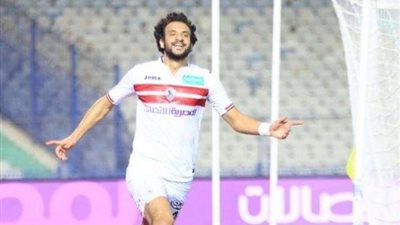 محمود علاء يحرز الهدف الثالث لصالح نادي الزمالك