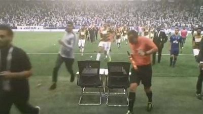 أحداث مؤسفة عقب انتهاء مباراة الهلال وأحد السعودي