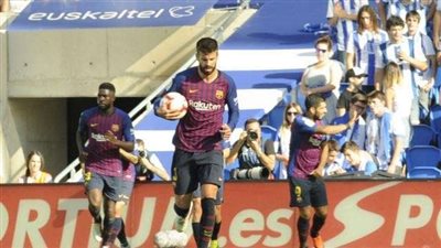 بالصور.. برشلونة يتصدر الليجا بعد تخطى عقبة سوسييداد