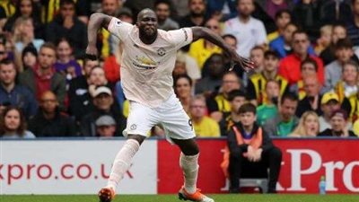 لوكاكو يقود مانشستر يونايتد للتقدم على واتفورد بالشوط الأول