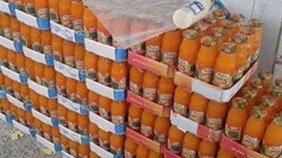 ضبط 8 آلاف عبوة عصير فاسدة في كفر الشيخ