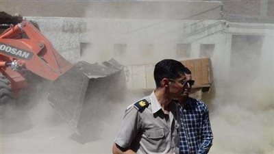 إزالة 368 حالة إشغال من شوارع مدينة إهناسيا ببني سويف