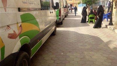 بالصور.. قافلة طبية في مركز شباب المعادي الجديدة